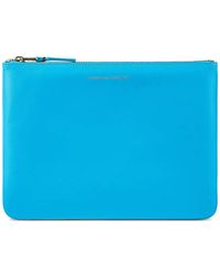 Comme des Garçons - Logo-Print Leather Pouch - Lyst
