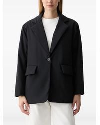 DKNY - Single-Breasted Notched-Lapel Jacket - Lyst