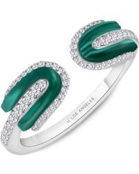 UNION LOS ANGELES - U Duo Malachite And Diamond Ring - Lyst