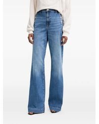 Guess - Button-Detail Jeans - Lyst