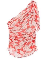 Victoria Beckham - One-Shoulder Ruched Top - Lyst