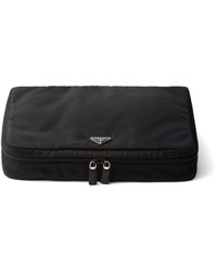 Prada - Re-Nylon Grote Toilettas - Lyst