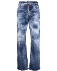 DSquared² - High-Waisted Tie-Dye Jeans - Lyst
