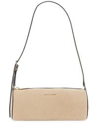 MICHAEL Michael Kors - Izzy Logo-Plaque Leather Shoulder Bag - Lyst