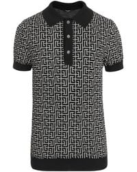 Balmain - Polo With Monogram, ' - Lyst