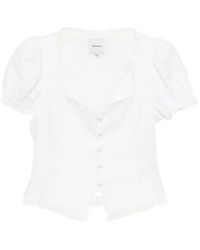 Reformation - Rosemary Linen Top - Lyst