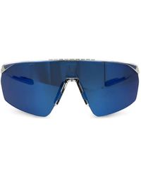 メンズ adidas Sp0107 シールドフレーム サングラス ブルー | Lyst