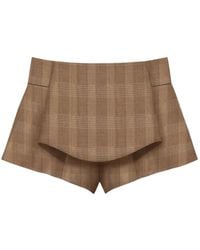 Givenchy - Prince Of Wales Check Layered Shorts - Lyst