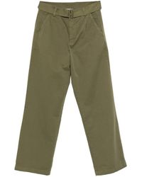 Laneus - Belted Button Cargo Pants - Lyst
