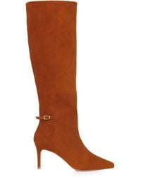 SMILING SHOES - Bottines Kaia 90 Mm En Daim - Lyst