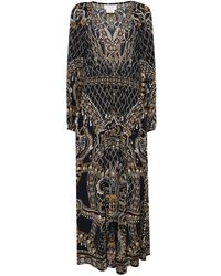 CAMILLA - Raglan Shirred Waist Dress - Lyst