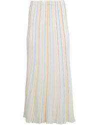 Gabriela Hearst - Celeano ストライプ プリーツスカート - Lyst
