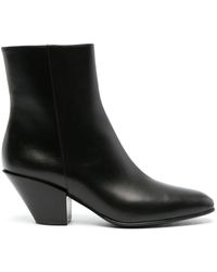 Roberto Festa - Allyk 70mm Ankle Leather Boots - Lyst