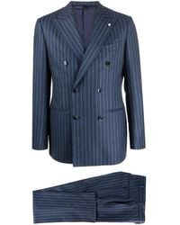 Luigi Bianchi - Pinstriped Double-Breasted Suit - Lyst