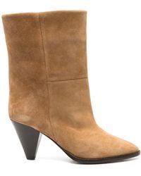 Isabel Marant - Rouxa Suede Leather Boots - Lyst