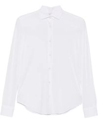 Mazzarelli - Chemise Boutonnée À Manches Longues - Lyst