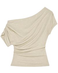 Reformation - Iris One-Shoulder Draped Top - Lyst