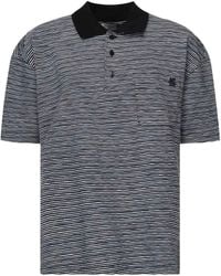 Etro - Striped Pocket Polo Shirt - Lyst
