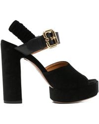 Chloé - 95Mm Aria Buckle-Fastening Platform Sandals - Lyst