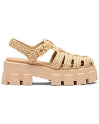 Prada - Sandalen Monolith - Lyst