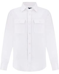 Paul & Shark - Pocket Linen Shirt - Lyst