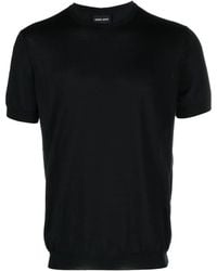Giorgio Armani - Fein Gestrickter Pullover - Lyst