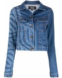 Ahluwalia - Laser-Print Denim Jacket - Lyst