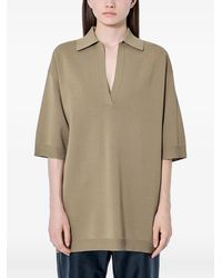 Max Mara - Camiseta Estilo Polo Oversize De Punto - Lyst