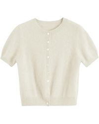 Chinti & Parker - Brushed-Finish Button-Fastening Cardigan - Lyst