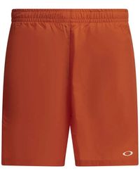 Oakley - Logo-Embroidered Shorts - Lyst