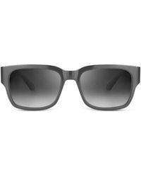 Bugatti - Tortoise-Effect Rectangle-Frame Sunglasses - Lyst