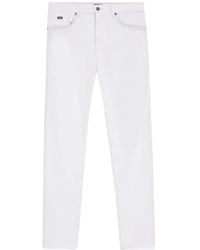 BOSS - Jeans Mit Logo-Patch - Lyst