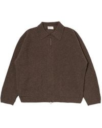 Universal Works - Geribbeld Vest Met Rits - Lyst