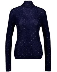 Rabanne - Long-Sleeved Turtleneck Wool - Lyst