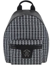 Roberto Cavalli - Monogram Mirror Snake Backpack - Lyst