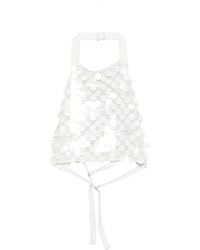 P.A.R.O.S.H. - Top Con Aplique De Lentejuelas - Lyst
