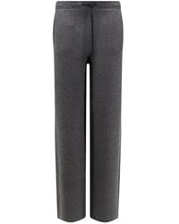 Hevò - Drawstring Knitted Track Pants - Lyst