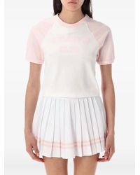 Sporty & Rich - Wellness Club Raglan-Sleeve T-Shirt - Lyst