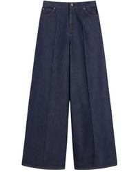 Max Mara - Carmine Geplooide Jeans - Lyst