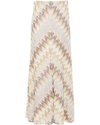 Missoni - Zigzag-woven Knitted Skirt - Lyst