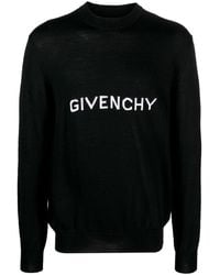 Givenchy - Pullover mit Logo-Stickerei - Lyst