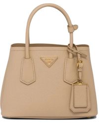 Prada - Borsa Tote Double Saffiano - Lyst