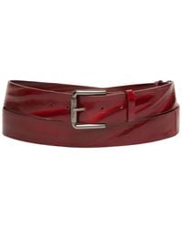 Max Mara - Ceinture En Cuir À Boucle Carrée - Lyst