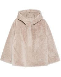 Manzoni 24 - Hooded Shearling Jacket - Lyst