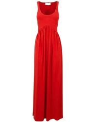 Sportmax - Maxi Cut-Out Gathered Dress - Lyst