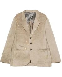 Ziggy Chen - Blazer À Revers Crantés - Lyst