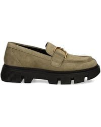 Geox - Buckle-Detail Platform Loafers - Lyst