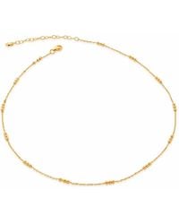 Monica Vinader - Triple Beaded 14-16" Choker Necklace - Lyst