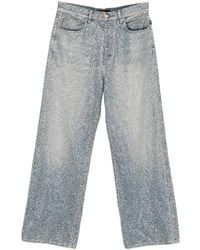 Amiri - Vaqueros Rectos Con Apliques - Lyst