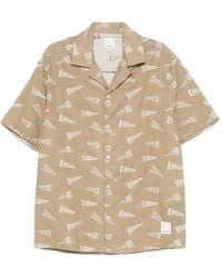Emporio Armani - Emporio Armani Logo-Pattern Shirt - Lyst